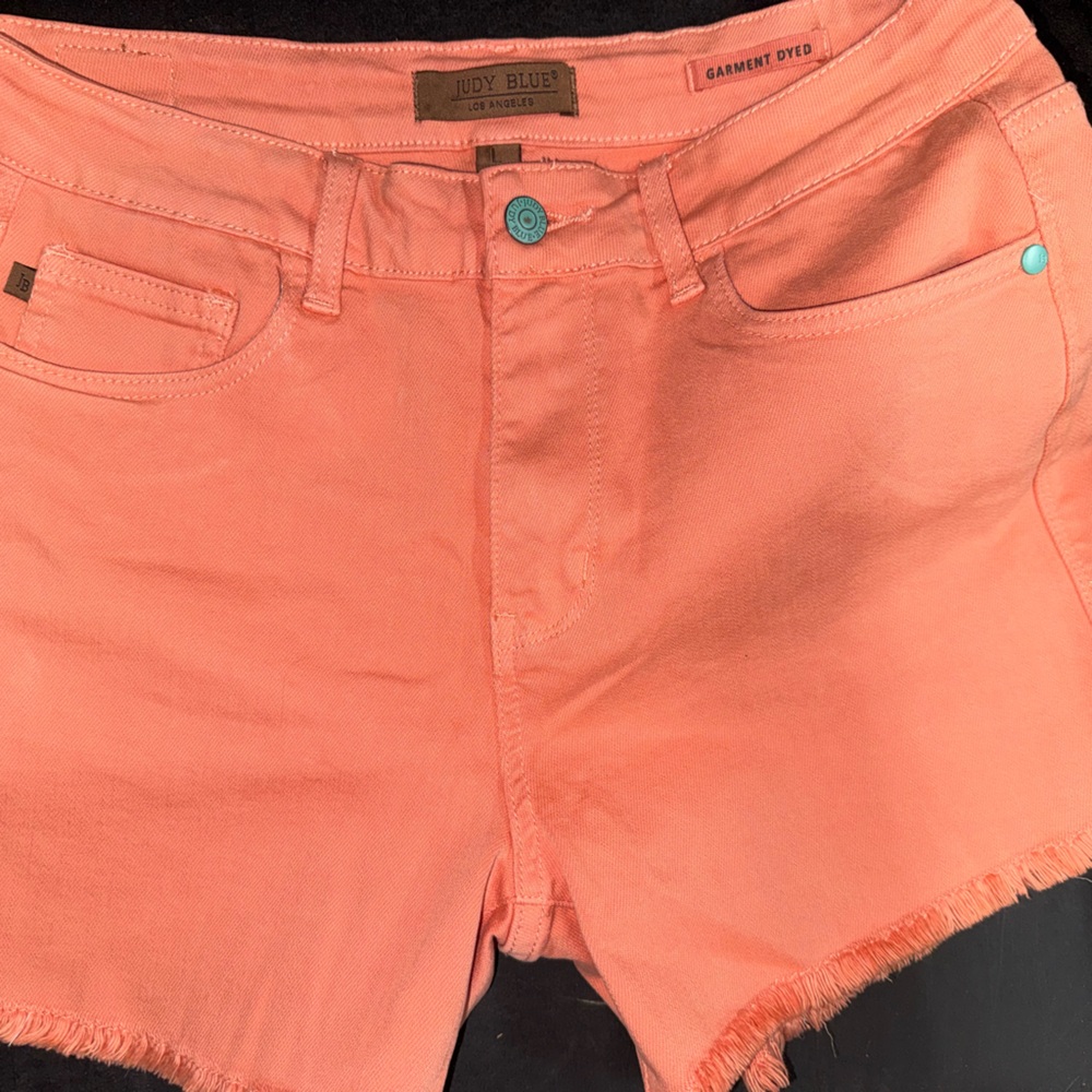 Judy Blue Coral Jean Shorts
